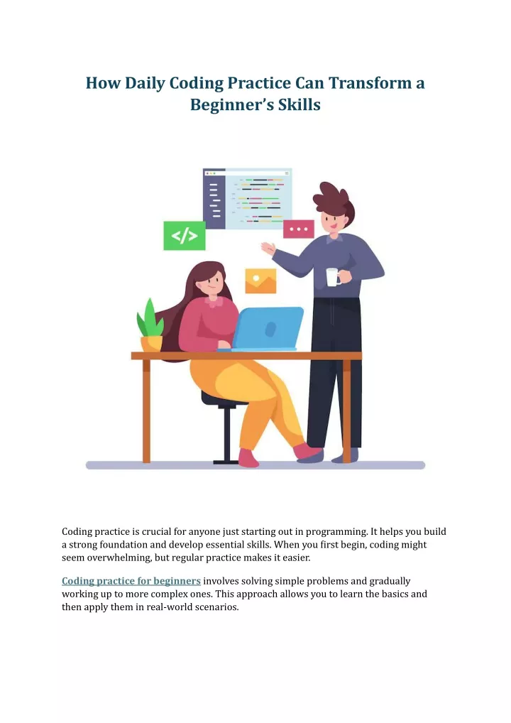 how daily coding practice can transform