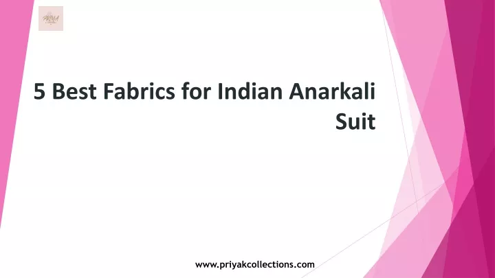 5 best fabrics for indian anarkali suit