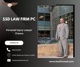 Compassionate & Expert Personal Injury Legal Services: SSD Law Firm PC