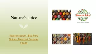 nature s spice