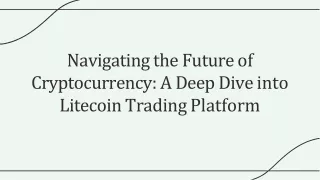 Litecoin trading platform