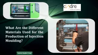 What Are the Different Materials Used for the Production of Injection Moulding?