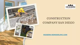 Construction Company San Diego