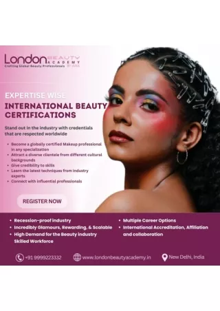 Become a Globally Certified Beauty Professional in any Expertise