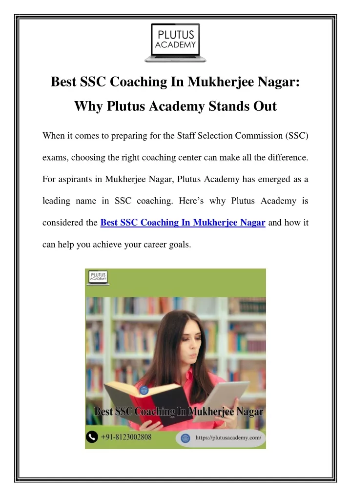 best ssc coaching in mukherjee nagar