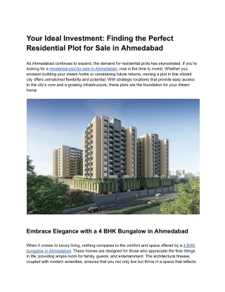 your ideal investment finding the perfect