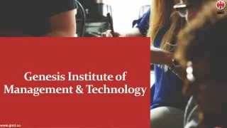 Genesis Institute of Management & Technology- The Best MHA College in Kolkata