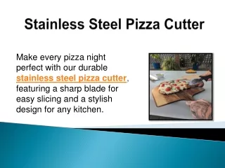 Stainless Steel Pizza Cutter