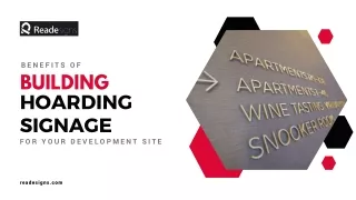 Benefits of building hoarding signage for your development site