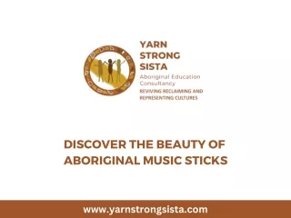 Discover the Beauty of Aboriginal Music Sticks