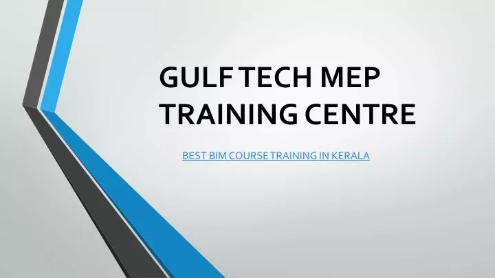 gulf tech mep training centre