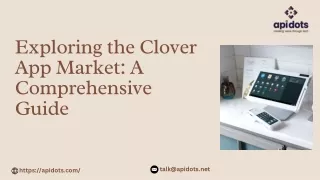 Professional Clover app development  | API DOTS