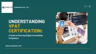 Understanding VPAT Certification A Guide to Ensuring Digital Accessibility Compliance