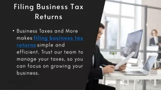filing business tax returns