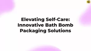 Bath Bomb Packaging