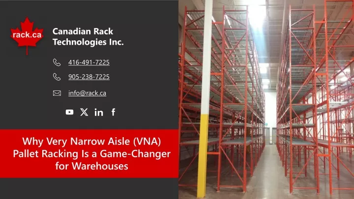 why very narrow aisle vna pallet racking