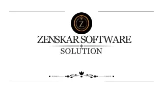 z e n s k a r s o f t w a r e solution