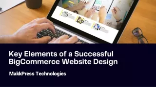 Key Elements of a Successful BigCommerce Website Design