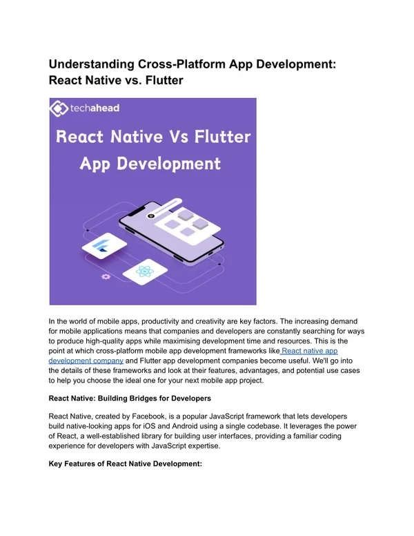 understanding cross platform app development