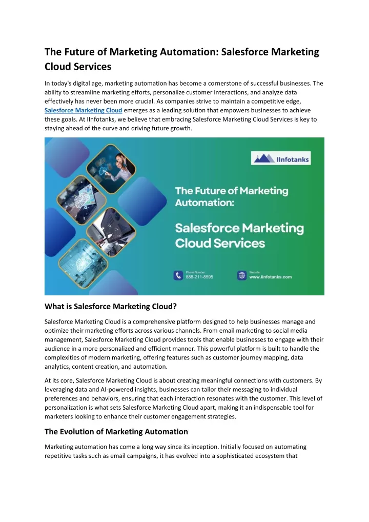 the future of marketing automation salesforce