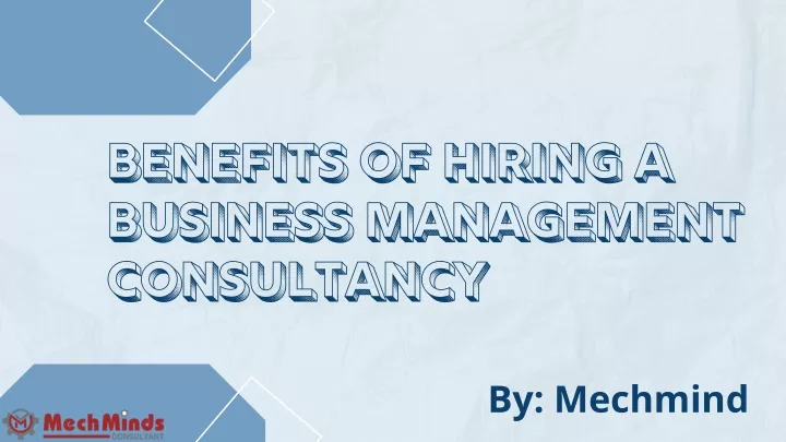 benefits of hiring a business management