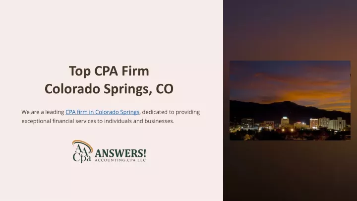 top cpa firm colorado springs co