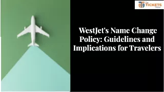 westjet name change policy