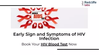 Early Signs and Symptoms of HIV