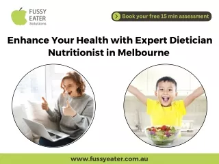 Enhance Your Health with Expert Dietician Nutritionist in Melbourne