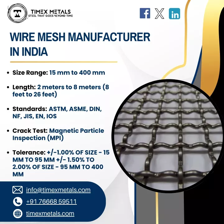 wire mesh manufacturer in india