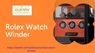 Rolex Watch Winder