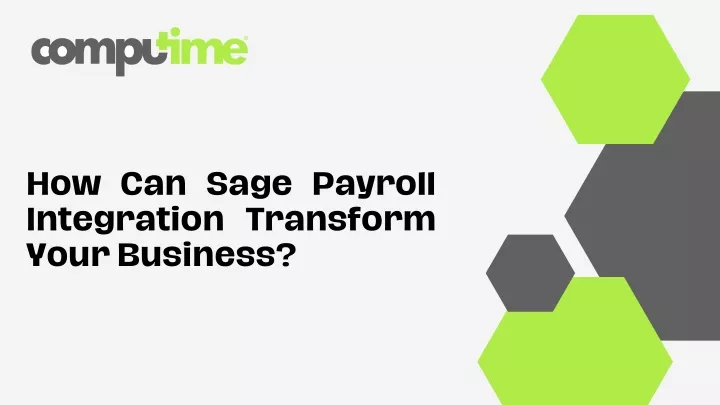 how can sage payroll integration transform your