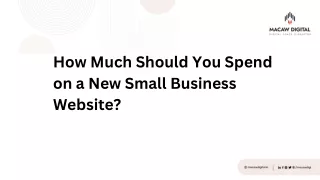 how much should you spend on a new small business
