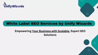 White Label SEO Services by Unify Wizards | Elevate Your Agency’s SEO Offerings