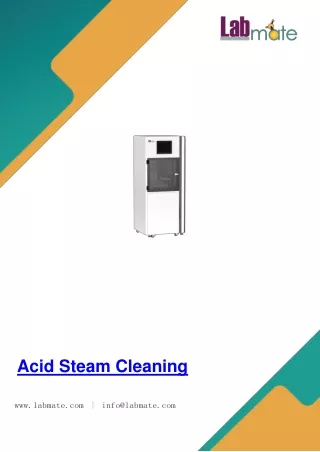 acid steam cleaning