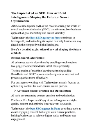 The Impact of AI on SEO