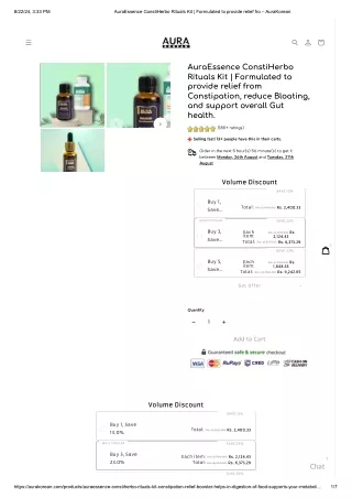 AuraEssence ConstiHerbo Rituals Kit _ Formulated to provide relief fro – AuraKorean