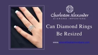 Can Diamond Rings Be Resized