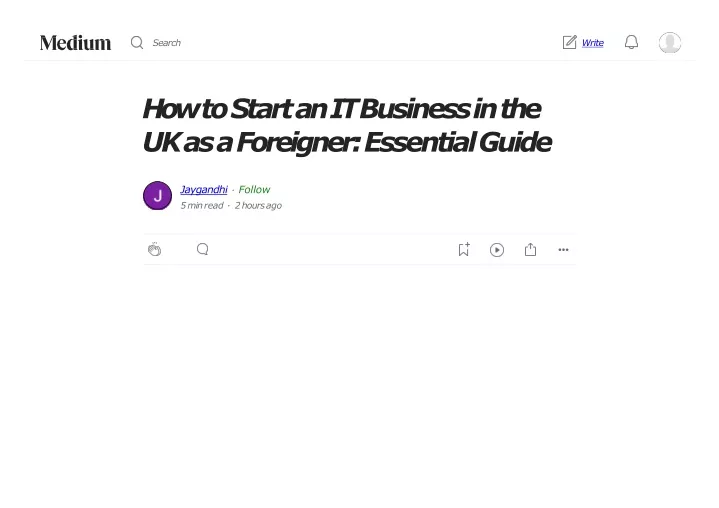 how to start an it business in the uk as a foreigner essential guide