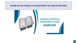 Double Up Your Kitchen’s Potential With A Versatile Double Sink