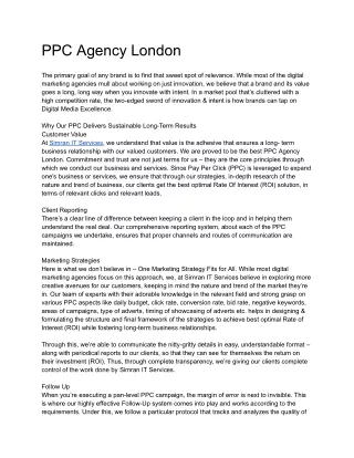 ppc agency london