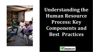 understanding the human resource process
