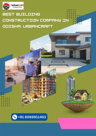 Best Building Construction Company in Odisha UrbanCraft
