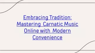 Master Carnatic Music with Expert Guidance | Join Now | SVSM