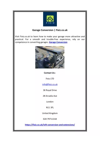 garage conversion fixiz co uk