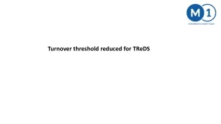 Turnover threshold reduced for TReDS