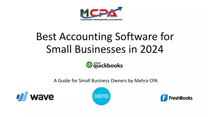 best accounting software for small businesses in 2024