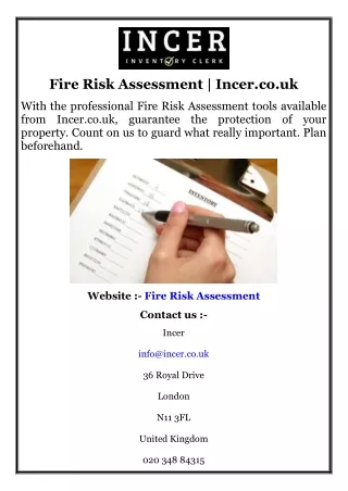 Fire Risk Assessment  Incer.co.uk(1)