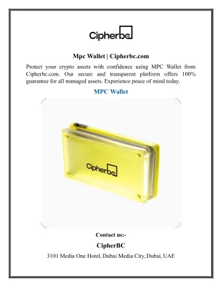 mpc wallet cipherbc com