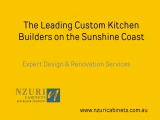 The Leading Custom Kitchen Builders on the Sunshine Coast